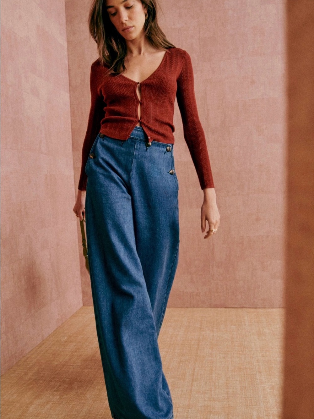 Sezane Wendy Cardigan size M
